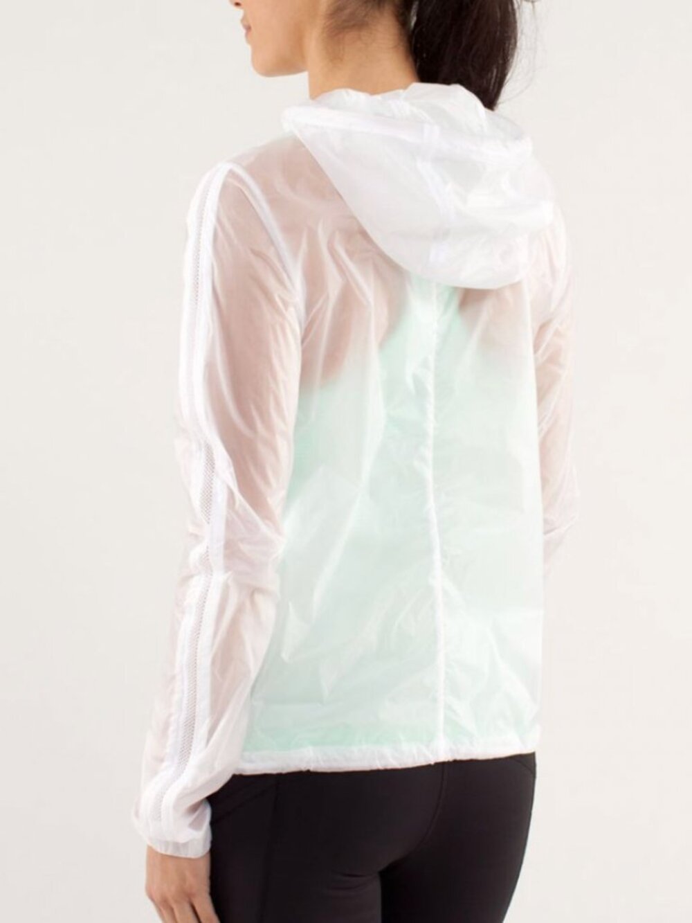 Lululemon Transparent-See Jacket White size 10 - Picture 2 of 7